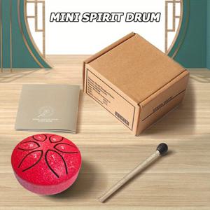 TEMU 야외 정원 레인 드럼 세트, 스틸 텅 드럼, 에더리얼 드럼, 3인치 6음계. 이 휴대용 타악기에는 탄소강 재질로 제작되었으며, 드럼 스틱, 악보, 배우기 쉬운 가이드, 드럼 세트가 함께 제공됩니다.