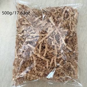 TEMU 500G/17.63Oz 갈라진 컷 종이 충전재 (브라운 색상), 선물 상자에 적합 - 선물 바구니 가방 충전재 - 크리스마스, 결혼식, 생일, 신부 들러리 선물, 약혼 공예, 선물 상자, 가방, 바구니 및 장식에 이상적