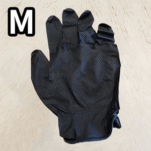 TEMU 두꺼운 8 Mil 일회용 검정색 니트릴 텍스처 장갑, 텍스처, 라텍스 프리, 자동차, 주방 및 가정 청소용으로 적합, 모든 계절에 사용 가능