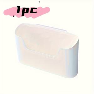 TEMU 문형 수납함이 있는 벽걸이형 사무실 캐비닛, 조리필름 및 보관백용, 사무실 및 주방에 적합, 간편한 무타공 설치식 벽걸이 정리함 - 욕실 필수품, 화장품 등을 위한 다기능 선반 - 클래식 S