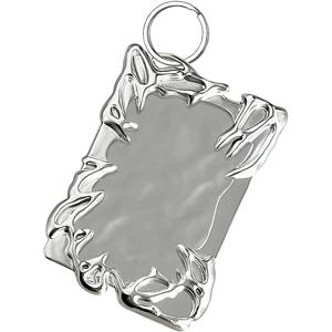 TEMU 1개 비정형 사진액자 폴더, 속성 없는 전기도금 모양 카드홀더, 아이돌 팬용 소형 카드케이스, 사진 학생용 | 전기도금 플라스틱 사진액자, 창의적인 아이돌 사진카드홀더, 학생증, 은행카드 키체인, 데스크탑 장식 사무용품