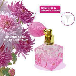TEMU 스퀘어 로마스 에어 쿠션 스프레이 병, 여행 및 일상 사용에 적합한 리필 가능한 향수 아토마이저. 빈티지 디자인, 여성 필수 아이템. 에어 쿠션 색상 랜덤, 훌륭한 선물 선택