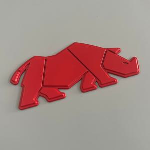 TEMU 차량용 싱글팩 메탈 코끼리 배지, 차체용 사이드 스티커, 후면 장식 스티커, 연료 캡 장식 스티커, 부드러운 메탈 엔드로 차량 스타일 향상