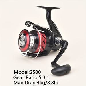 TEMU 스웹파이어 CS 스피닝 릴 1500-5000 ABS 메탈 스풀 2-8KG 파워 하드 기어 다이와 릴