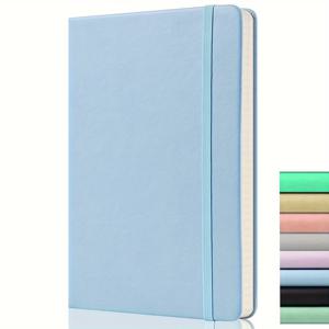 TEMU Dot 노트 - A5 도트 다이어리, 120GSM 두꺼운 종이, 172페이지, 뒷면 포켓, 탄성 밴드, 책갈피 리본 2개, 하드커버 도트 노트