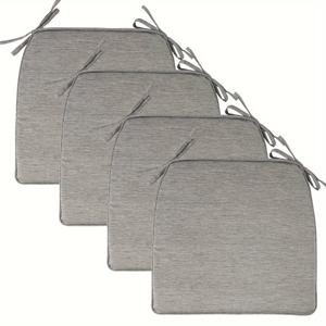 TEMU 2개/4개입 파티오 원형 코너 의자 쿠션 17 X 17.5인치 야외 좌석 쿠션, 파티오 가구용, 좋은 색상, 안감, 정원 소파 (조절 가능한 스트랩 포함)