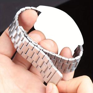 TEMU Huawei Watch GT 4/3/2 46mm에 적합한 22mm 삼각형 베젤 2자석 스테인리스 스트랩, Xiaomi Watch와 호환되는 Huami Amazfit Bip GTR 5/4/3/2용, Xiaomi Mi Watch S 4/3/2와 호환되는 스테인리스 스마트워치 밴드