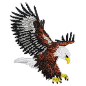 TEMU 생생한 독수리 자수 패치, 의류, 청바지, 신발, 가방 장식 및 모자에 적합, 옷의 구멍을 수선하기에 완벽