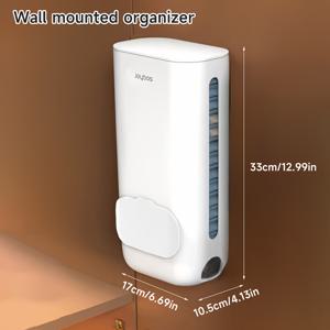 TEMU 1개 속옷 정리대, 벽걸이 양말 정리대, 벽걸이 속옷, 양말 및 액세서리 옷걸이, 옷장 설치형 공간 절약, 옷장용 이중 대용량 행잉 수납 정리함, 수납 용품