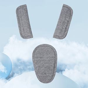 TEMU 유아용 안전 벤치, 유모차, 하이체어, 카시트 겸용 어깨 보호 스트랩 커버 및 힙 버클 패드 - 가볍고 튼튼하며 조절 가능한 어깨 보호 및 힙 지지, 모든 유모차/하이체어/카시트/여행용품에 적합