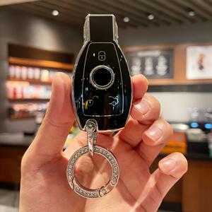 TEMU 벤츠 A C E S 클래스 GLS GLA GLK GLC CLS CLA W204 W221 W212 W205 W176 W463 호환 패션 TPU 스마트 키 케이스 커버 쉘