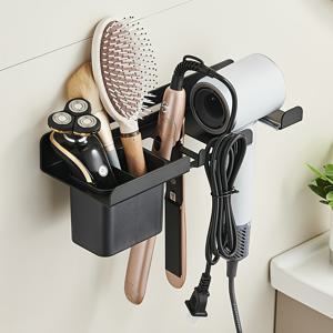 TEMU 욕실 선반용 벽걸이 헤어 드라이어 홀더