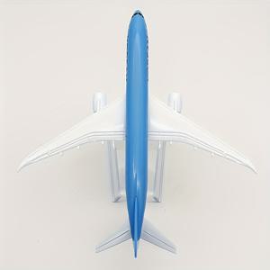 TEMU 16cm B787 비행기 모델 - 실물 금속/플라스틱 비행기 레플리카, 블루, 디테일한 날개와 엔진, 홈 데코, 오피스 디스플레이 또는 항공 애호가 선물 (생일, 할로윈, 크리스마스), 패션 디자인, 항공 애호가를 위한 완벽한 선물