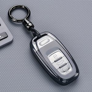 TEMU 아우디 자동차 키 케이스 럭셔리 에디션 - 내구성 TPU 소재, 아우디 로고 디자인, A1/A3/A4/A5/A6/A7/A8, Q3/Q5/Q7, RS5/RS6/R8, S3/S4/S5/S6/S7/S8 모델 호환