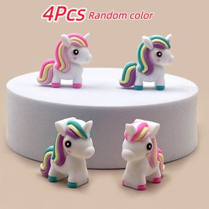 TEMU 3D 스테레오 실리콘 유니콘 비즈 4개 세트 - 펜 장식, 프로젝트 및 바느질에 적합