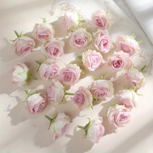 TEMU 30개 리얼리스틱 장미 꽃머리와 꽃봉오리 DIY 세트, 케이크 장식, 화환 재료, 축제 및 생일 파티 장식, 신부 손목 꽃, 홈 플라워 샵, 플로럴 아트 재료, 발렌타인데이 선물, 새해 장식