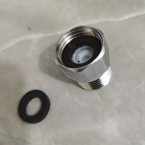 TEMU 스테인리스 스틸 체크 밸브 2개, G1/2 내부 나사에서 G1/2 외부 나사로 변환, 단방향 체크 밸브, 역류 방지, 부식 방지, 물 공급 호스에 연결하여 역류 방지, RV 온수기, 변기에 적합