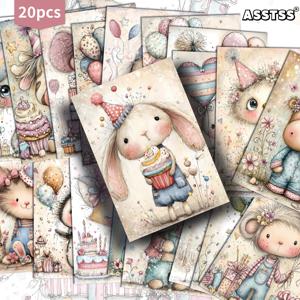 TEMU 간호복을 입은 만화와 동물이 특징인 레트로 테마 선물 카드 20개 세트 - 4X6인치 크기입니다. 이 수집용 장식 카드는 클래식한 핀업 일러스트를 보여주고 있으며 스크랩북 및 공예에 적합합니다.