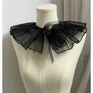 TEMU 1개 스위트 & 비비드 오간자 칼라 | 정교한 러플 디자인 + 새시 디테일, 코스튬 파티, 테마 파티, 코스프레 파티 & 무대 공연에 완벽