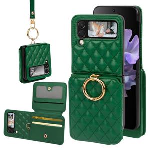 TEMU AOSOM 삼성 갤럭시 Z 플립 4/ 플립 5 / 플립 6 / 플립 7 플립 폰 케이스 프로텍터는 크로스 바디 멀티 카드 슬롯 지갑 접이식입니다