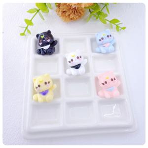 TEMU 3차원 고양이 고무 비즈, 부드러운 접착제, 귀여운 행운의 고양이 디자인으로 제작된 핸드메이드 비드 펜 장식이 특징인 휴대폰 체인 추가 장식