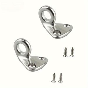 TEMU 2pcs 316 무거운 강철 펜더 후크 하드웨어, 야외 벽 패드 눈 스테인레스 해양 옷걸이 아이 플레이트 후크