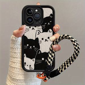 TEMU 폰케이스: 귀여운 고양이 아이폰16 케이스 아이폰 15 프로 맥스/15플러스/15프로/14플러스/14프로맥스/14프로/아이폰13 프로 맥스/13프로/12프로/12프로맥스/11프로맥스/11프로/아이폰11 소프트쉘 아이폰 XS/XR/XS 맥스 폰케이스 아이폰 8 플러스/7 플러스