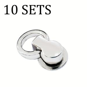 TEMU 가죽 공예, 휴대폰 케이스, 가죽 스터드, 가죽 프로젝트, 의류 수리 및 교체, 핸드백, 벨트, 네일 헤드 리벳, 가죽 공예 나사, 수제 금속, 은색, 검정색 및 금색 하드웨어를 위한 금속 O자형 리벳 10세트