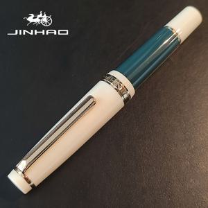 TEMU 1개 클래식 디자인 사무용 문구, 골드 트림 및 잉크 컨버터가 있는 미니 짧은 포켓 만년필