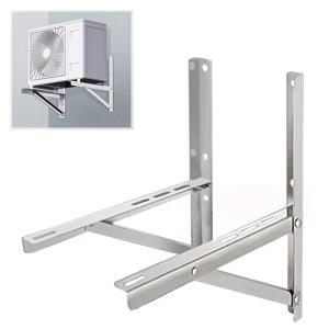 TEMU 2-팩 스테인리스 스틸 헤비 듀티 에어컨 벽걸이 브래킷, 실외 에어컨 유닛 매달리기 랙|실외기없는에어컨