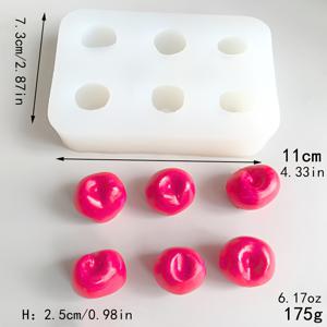 TEMU 시뮬레이션 체리 과일 체리 캔들 석고 디퓨저 스톤 에폭시 실리콘 몰드 수제