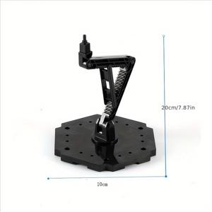 TEMU 건담용 DIY 모델 스탠드, MG, RG, HG 키트와 호환 가능, 투명한 베이스와 조립을 위한 다기능 지지대가 특징입니다.