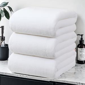 TEMU 3개의 초소프트 코랄 목욕 수건 세트, 3개의 70 X 140Cm 크기의 빠르게 건조되는, 수분을 빠르게 흡수하는, 가벼운 수건이 포함되어 있습니다. 가정, 호텔 및 스파, 야외 피트니스 및 캠핑에 이상적입니다. 85% 폴리에스터와 15% 나일론으로 제작된 이 수건 세트는 훌륭한 크리스마스 선물이 될 것입니다.