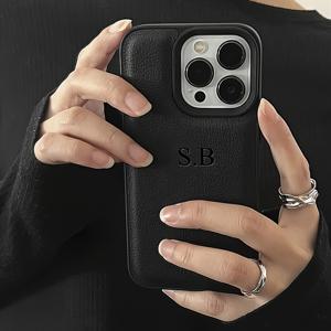 TEMU 아이폰 17 16 15 14 13 12 11 프로 맥스 플러스 17 에어 DIY 각인 3D 워밍 스탬핑 공정 맞춤형 이름 이니셜 럭셔리 리치 인조 가죽 충격 방지 케이스 17 프로 맥스 17 에어