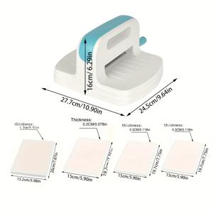 TEMU A5 핸드 크랭크 다이 커팅 엠보싱 머신 (몰드 및 카드보드 미포함) 카드 제작용 몰드 나이프 다이 제작, 전원 공급 불필요 DIY 프로젝트 및 초보자용