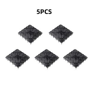 TEMU 수족관 바닥 필터 시스템 5개 세트 - 모듈식 어항 분리기, 스플라이스 연결 디자인, 모래층 필터 파티션, 폐기물 제거용, 민물/해수 어항 호환 (별도 필요 없음)