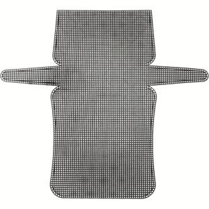 TEMU 코바늘 가방 제작을 위해 설계된 검정색 플라스틱 메시 시트 4개 세트 - 점선 디자인의 평면 자수 및 니들포인트 캔버스, 크로스바디 가방, 뜨개질 프로젝트, 추가 및 코바늘 용품에 적합한 튼튼한 공예 재료