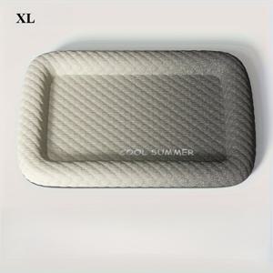 TEMU 사계절 범용 통기성 부드럽고 편안한 탈착식 펫 침대 매트 & 고양이와 강아지 범용 매트리스 & 소동물 침대 & 개 케이지 매트, 소형 및 중형 강아지와 고양이에 적합, 미끄럼 방지 변형