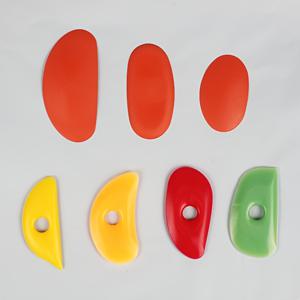 TEMU 7개 세트 소프트 실리콘 도자기 공예 도구, DIY 점토 매끄럽게 만들기 및 조각용 – 완벽한 클레이 성형 키트!