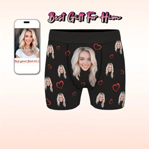 TEMU 사진이 들어가는 맞춤형 팬티, 교체 가능한 얼굴로 웃긴 속옷 - 발렌타인데이/기념일/결혼식/생일 선물에 딱! 섹시하고 장난스러운 아빠/남편/남자친구를 위한 선물