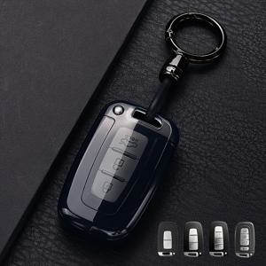 TEMU 현대 IX35, 엘란트라, 소나타 8 9 호환 키 보호 케이스, 현대 I30, 싼타페, 쏘나타, , 쏘라리스, 싼탄 호환, 기아 싼타페, K5, K2, 쏘렌토, HYN14, HYN14 TOY40 Blad 호환, 고급 심플 TPU 키 커버