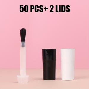 TEMU 매니큐어 스페셜 젤 네일 폴리쉬 탈착식 일회용 교체용 브러쉬 라운드 헤드 팬형 플랫 헤드 브러쉬 풀 와이어 브러쉬 헤드 네일샵 도구 세트