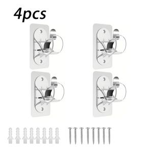 TEMU 드릴이 필요 없는 접착식 커튼봉 홀더. 2개, 4개, 6개 또는 10개 팩으로 구매 가능합니다. 다용도 스티커형 고리이며, 커튼봉에 적합하며 현대적인 디자인을 특징으로 합니다. 플라스틱 재질로 제작되었으며, 욕실에서 사용하기에 이상적입니다.