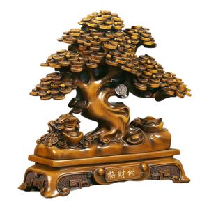 TEMU 1개 금색 두꺼비 돈나무 풍수 장식 - 동전과 두꺼비 피규어가 있는 레진 돈나무, 길조의 집/사무실 장식, 집들이/생일 선물, 전원 불필요, 전통 중국 디자인으로 행운을 가져다주는 추수감사절, 아버지의 날, 발렌타인데이 장식, 데스크탑 영적 장식,길상 선물 증정,수지 두꺼비 장식,풍수 장식품,추상적인 풍수,동양적 미학,레진 소재 장식