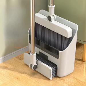 TEMU 3-in-1 가정용 청소 키트: 부드러운 솔 빗자루, 쓰레받기, 브러쉬 세트 - 논스틱 솔, 집, 사무실, 학교, 기숙사에 완벽 - 완벽한 크리스마스 선물, 청소 브러쉬