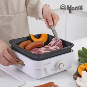 TEMU 홈바이홈 스퀘어 분리식 전골 & 다용도 그릴 분리세척 전기냄비 전기그릴