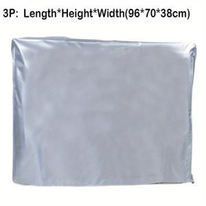 TEMU 1개 다용도 에어컨 커버, 실버 먼지 방지 청소 도구, 실외용