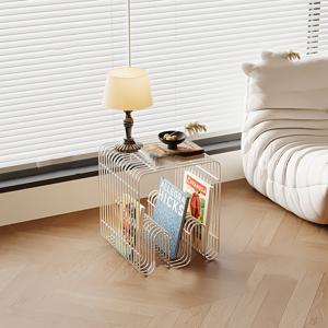 TEMU 모던 소파 사이드 테이블 책장, 거실 커피 테이블, 침실 코너 선반, 랙