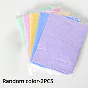 TEMU 2개입 차모이 천, 초흡수성 차량용 샴푸 타월, 사무실 수영장 차량 세차 건조 청소 도구 천