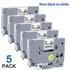 TEMU 5개입 Tze Tz 테이프 9mm 0.35